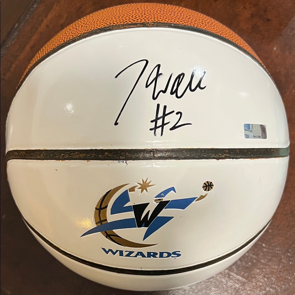 Signed John Wall Washington Wizards Spalding Basketball
